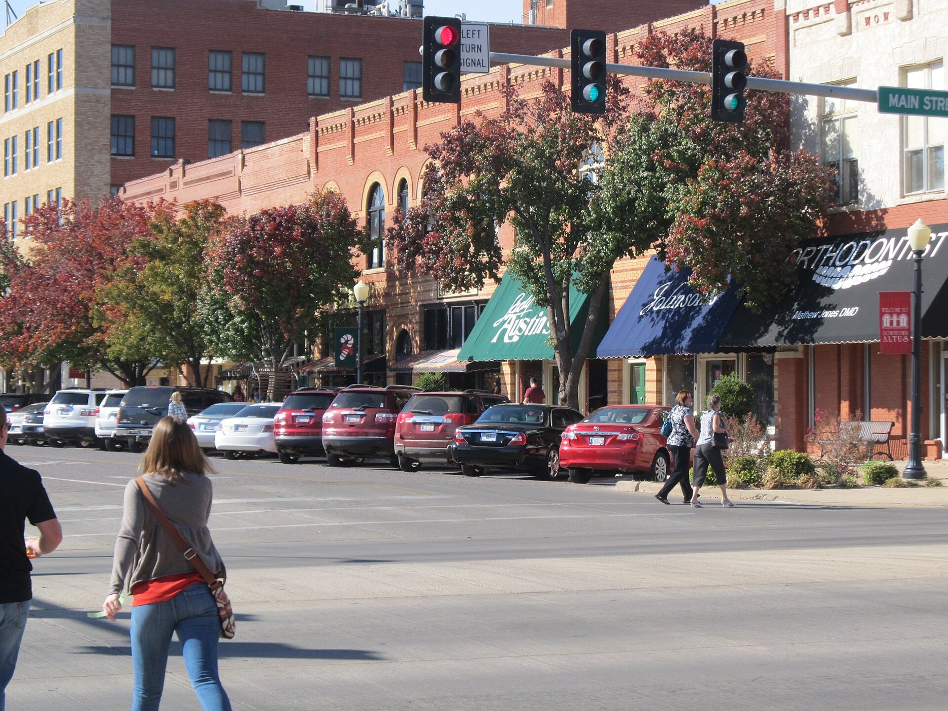Historic downtown Altus, Oklahoma